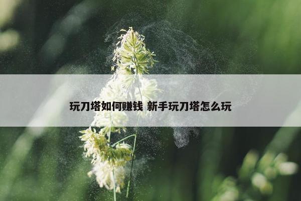 玩刀塔如何赚钱 新手玩刀塔怎么玩