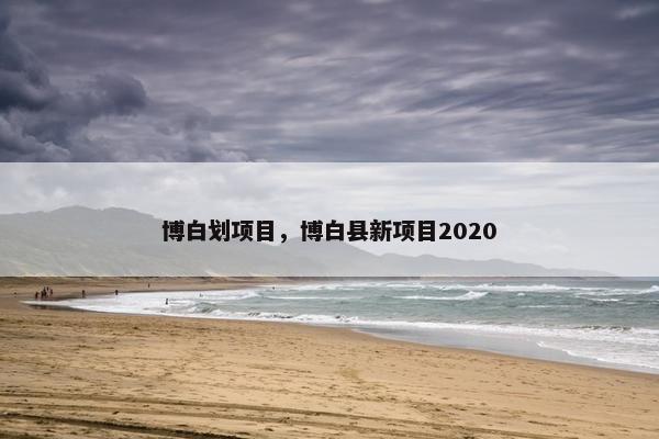 博白划项目，博白县新项目2020